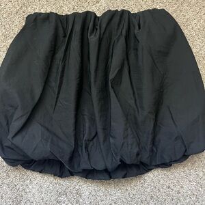 Zara Black Bubble Hem Skirt